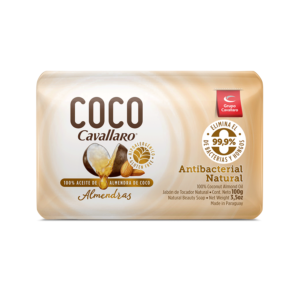 JABON DE TOCADOR COCO CAVALLARO - Pastilla 100g - Almendras