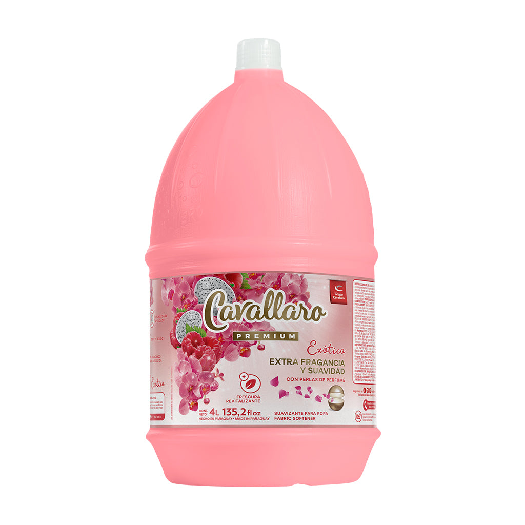SUAVIZANTE PARA ROPAS CAVALLARO PREMIUM - Bidón de 4L - Exótico