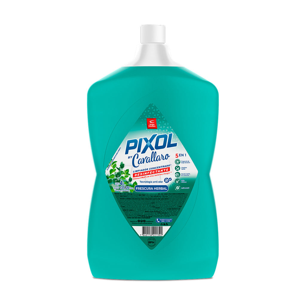 LIMP MULTIUSO PIXOL - Bidón de 4L - Frescura Herbal