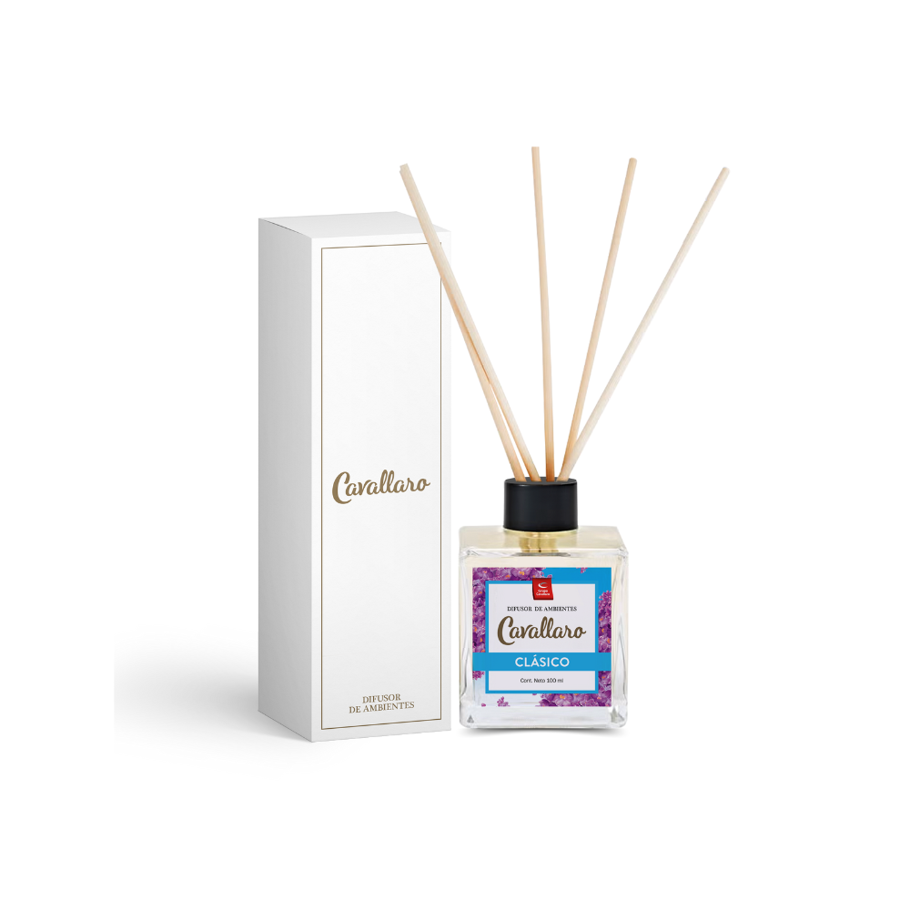 DIFUSOR AMBIENTE CAVALLARO - Frasco 100ml - Clásico