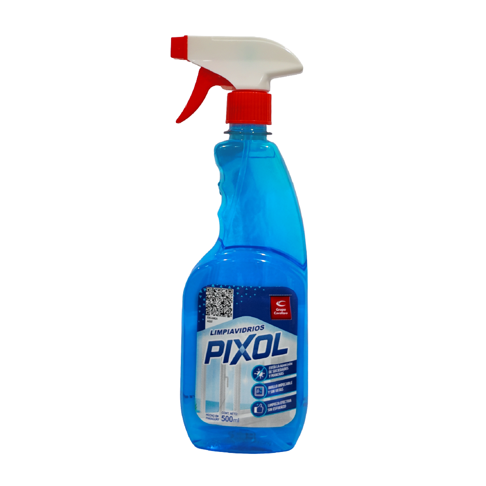 LIQ LIMPIAVIDRIOS PIXOL - Gatillo 500 ml - Azul