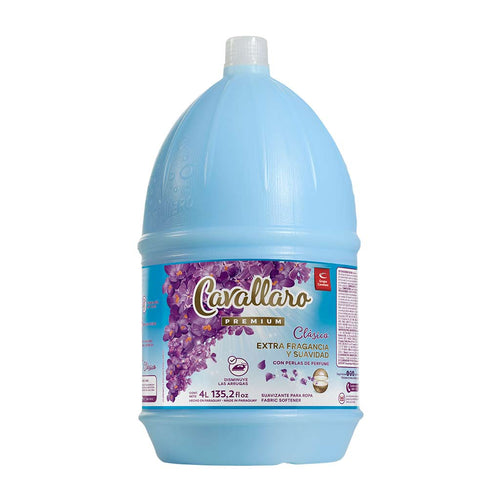 SUAVIZANTE PARA ROPAS CAVALLARO PREMIUM - Bidón de 4L - Clásico
