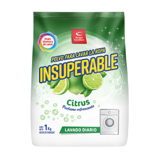 POLVO PARA LAVAR LA ROPA INSUPERABLE - Bolsa de 1Kg - Citrus