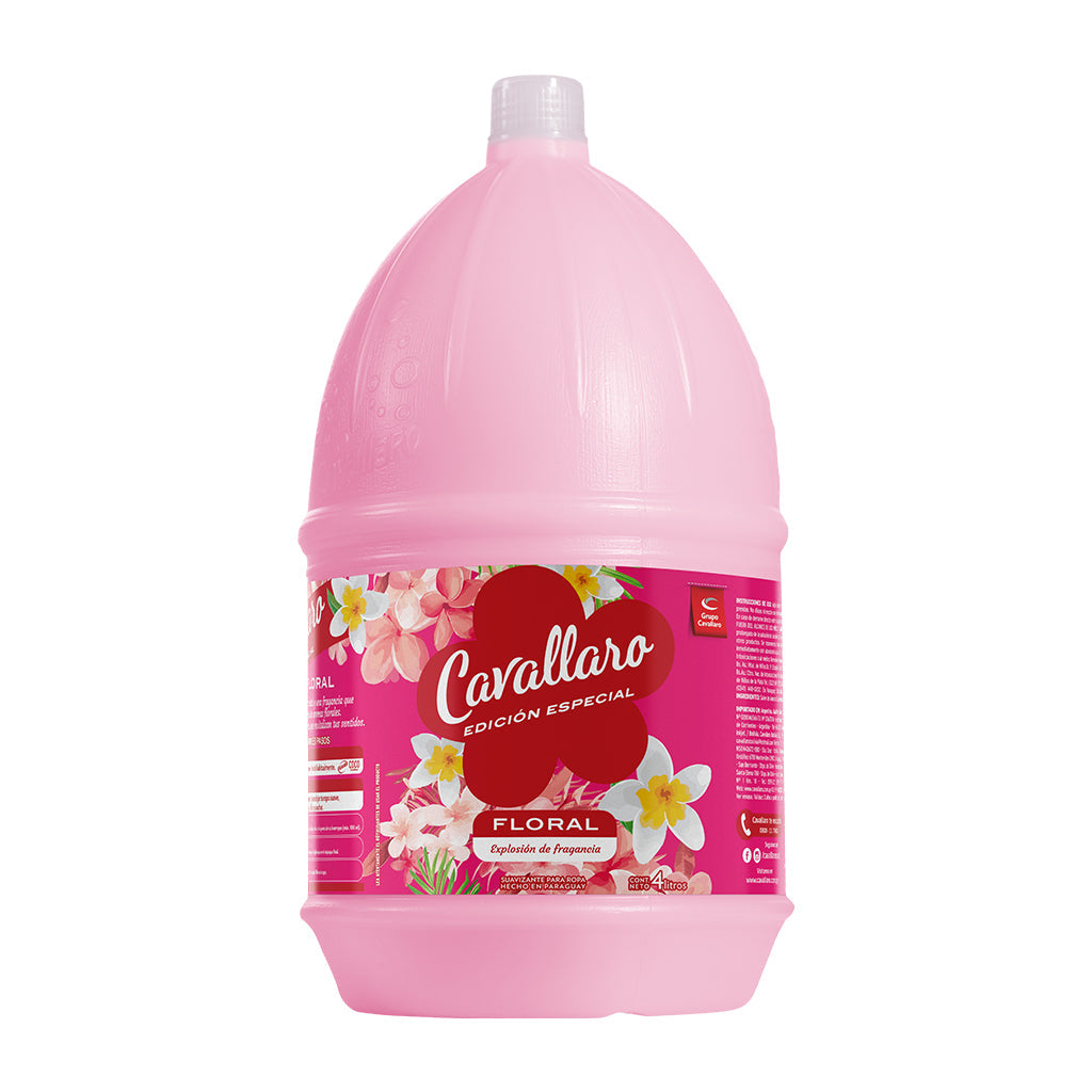 SUAVIZANTE PARA ROPAS CAVALLARO EDICION ESPECIAL - Bidón de 4L - Floral