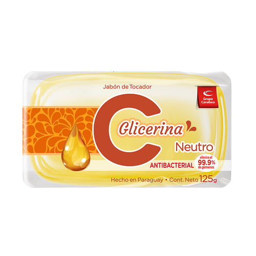 JABON DE TOCADOR C GLICERINA - Pastilla 125g - Neutro