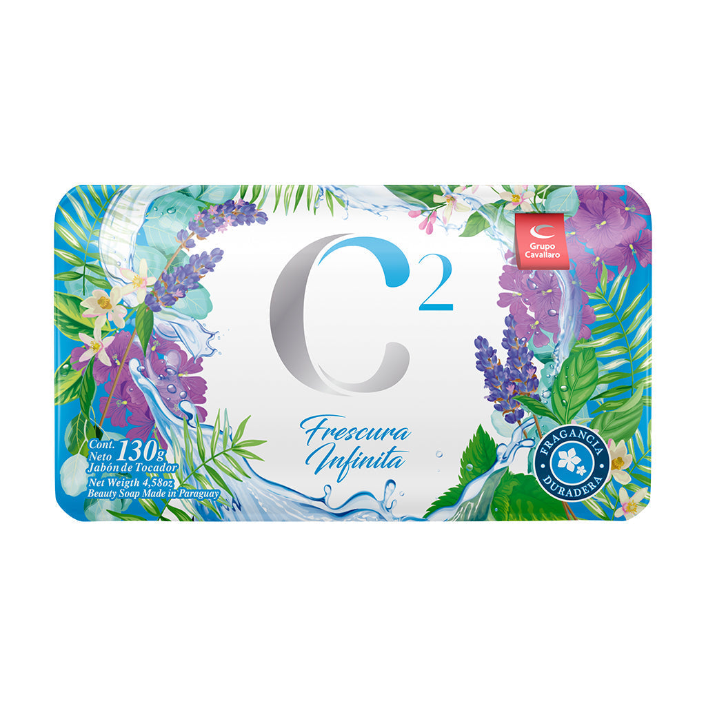 JABON DE TOCADOR C2 - Pastilla 130g - Frescura Infinita
