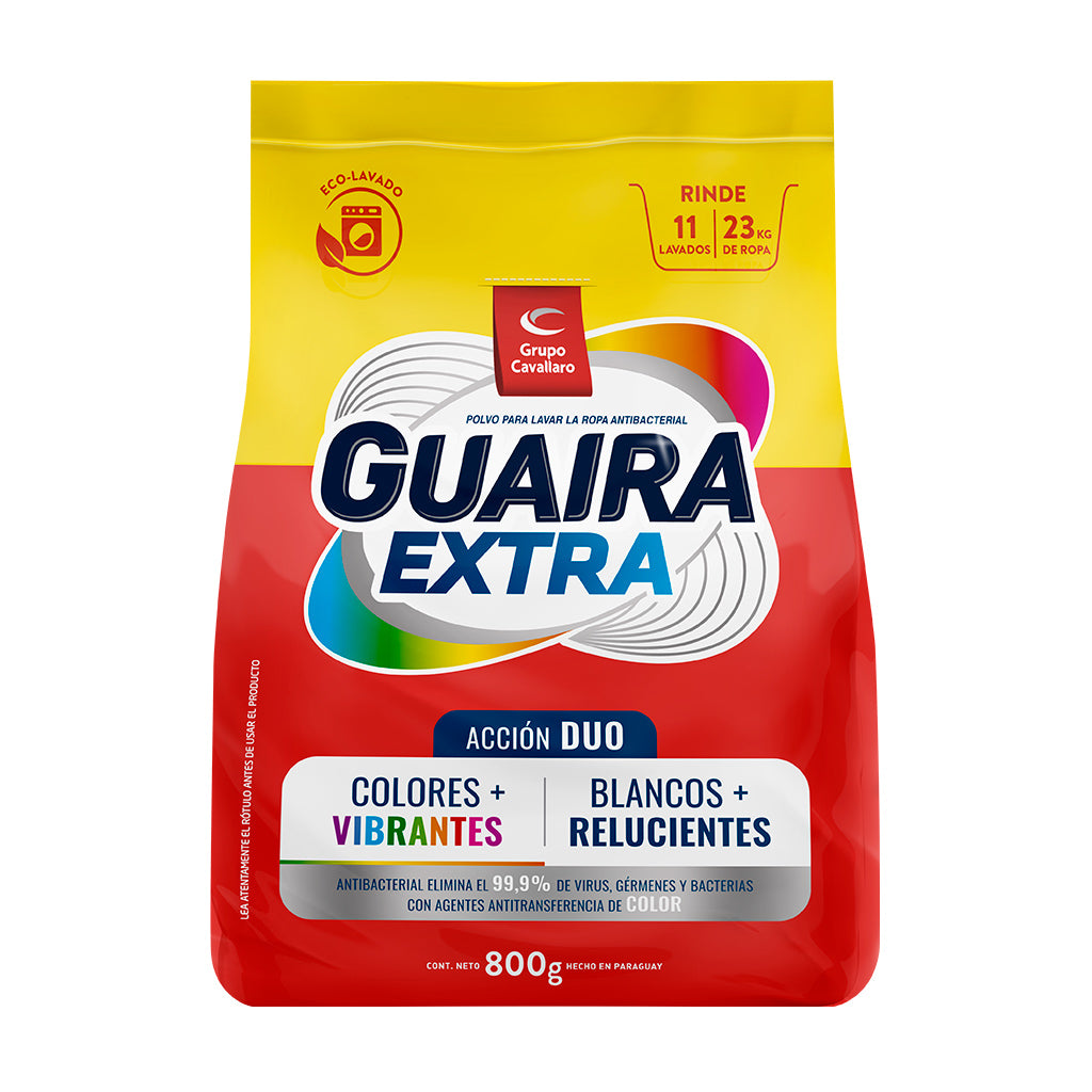POLVO PARA LAVAR LA ROPA GUAIRA EXTRA ANTIBAC