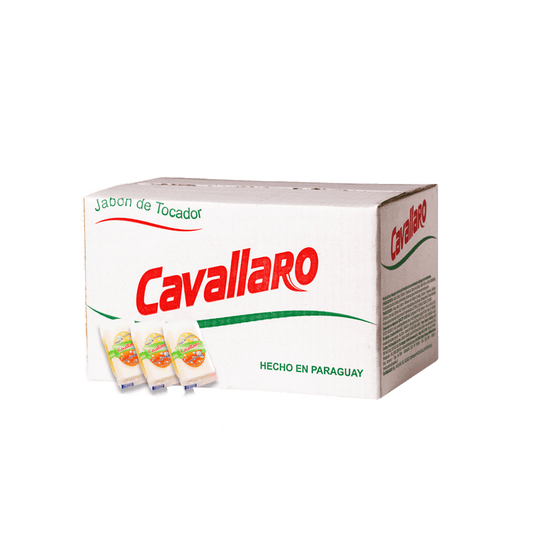 JABON DE TOCADOR CAVALLARO - Caja de 500 x 10g - Blanco