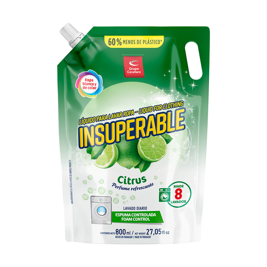 LÍQUIDO PARA LAVAR ROPA INSUPERABLE