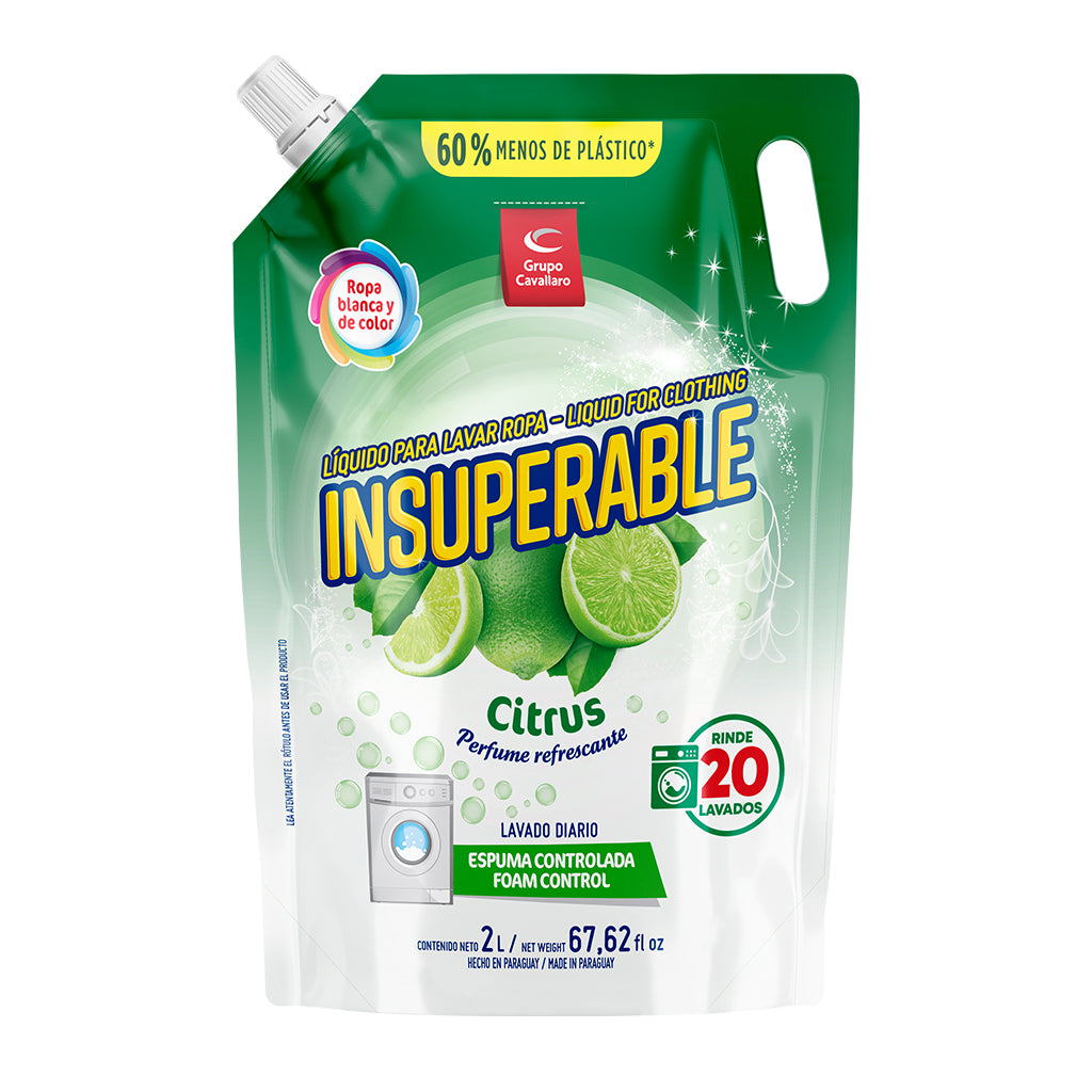 LÍQUIDO PARA LAVAR ROPA INSUPERABLE