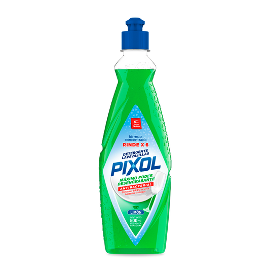 DETERGENTE LAVAVAJILLAS PIXOL FORMULA CONCENTRADA - Botella Det 500ml - Limón