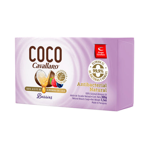 JABON DE TOCADOR COCO CAVALLARO - Estuche de 100 g - Berries