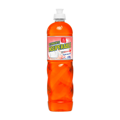 DETERGENTE LAVAVAJILLAS INSUPERABLE - Botella 480 ml - Manzana