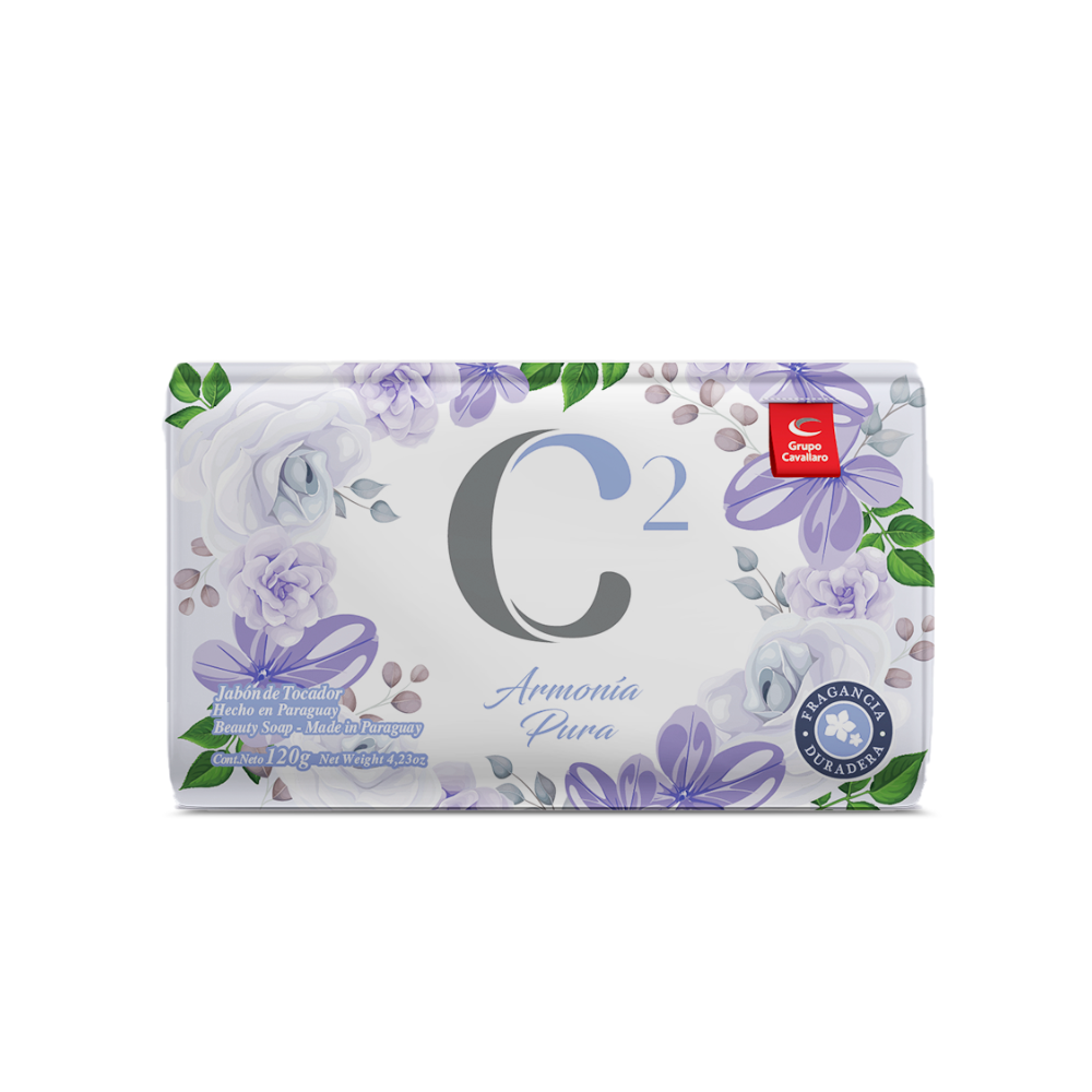 JABON DE TOCADOR C2 - Pastilla 120g - Armonía Pura