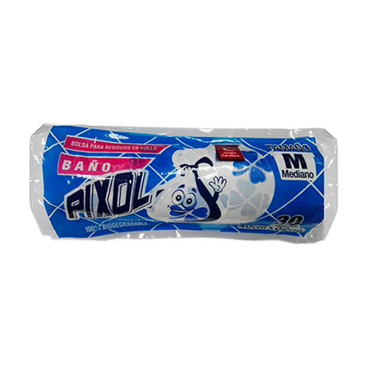 BOLSA PARA BAÑO PIXOL - Rollo x 30 Unidades - Trébol