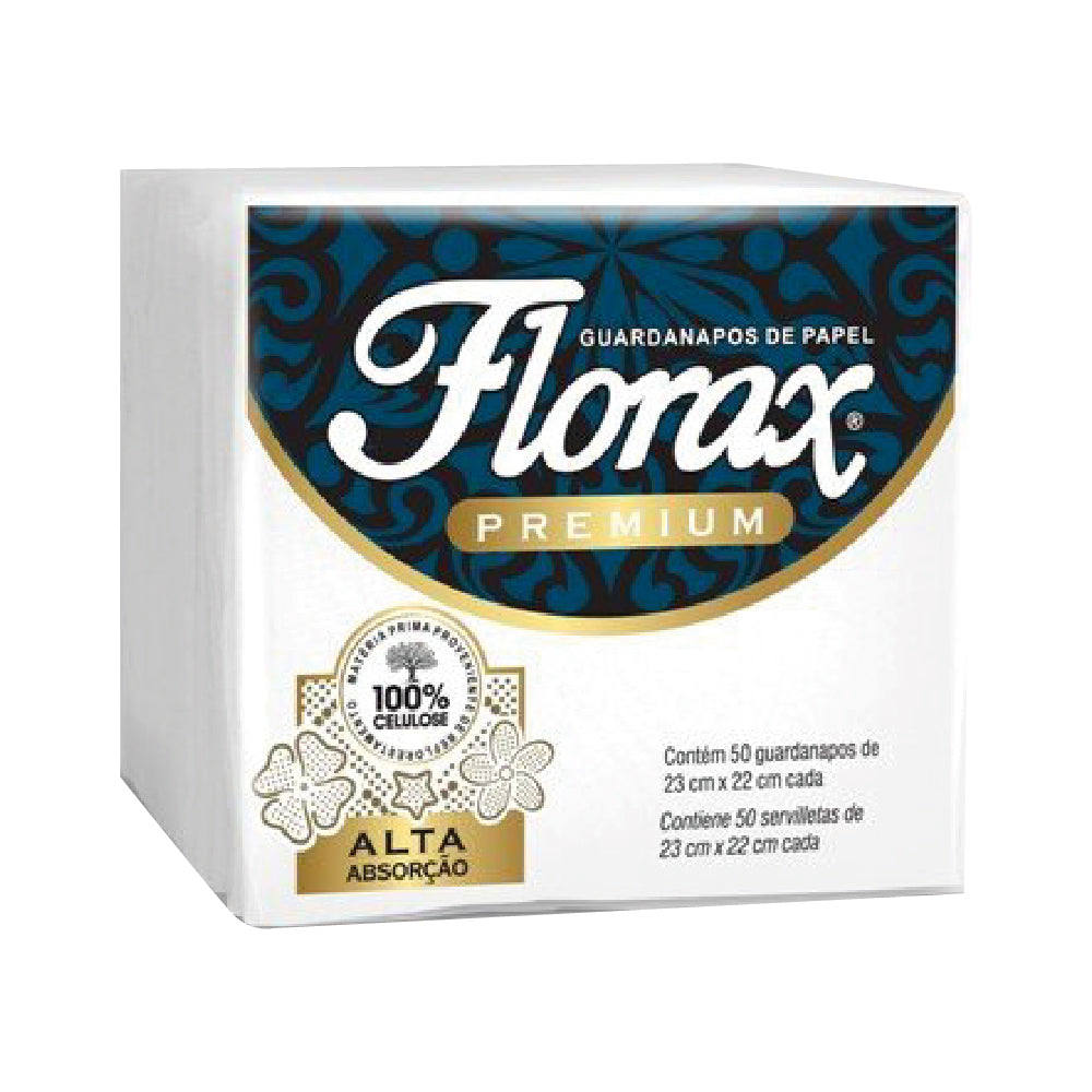 SERVILLETA DE PAPEL FLORAX - Grande - Blanco