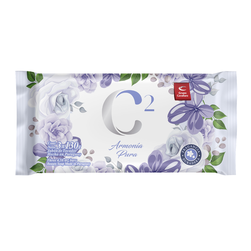 JABON DE TOCADOR C2 - Tripack 3 x 130g - Armonía Pura