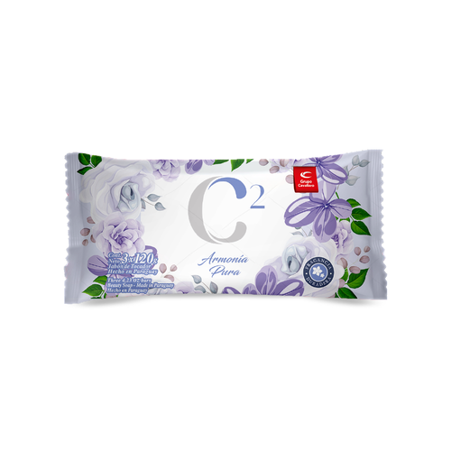 JABON DE TOCADOR C2 - Tripack 3 x 120g - Armonía Pura