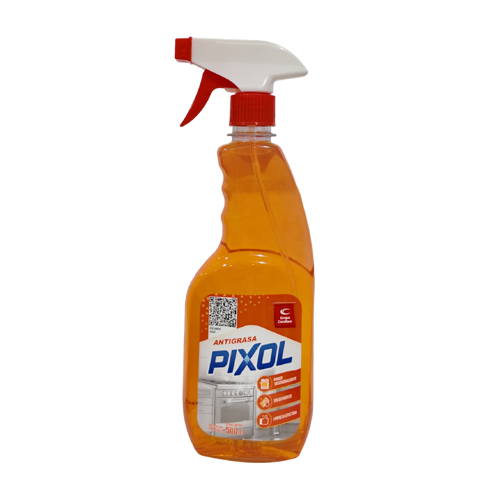 LIQ ANTIGRASA PIXOL - Gatillo 500 ml - Naranja